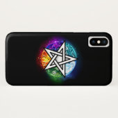 ウィッカ信者ペンタグラム Case-Mate iPhoneケース (裏面(横))