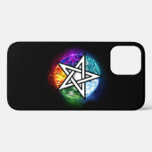 ウィッカ信者ペンタグラム Case-Mate iPhoneケース (裏面 (横))