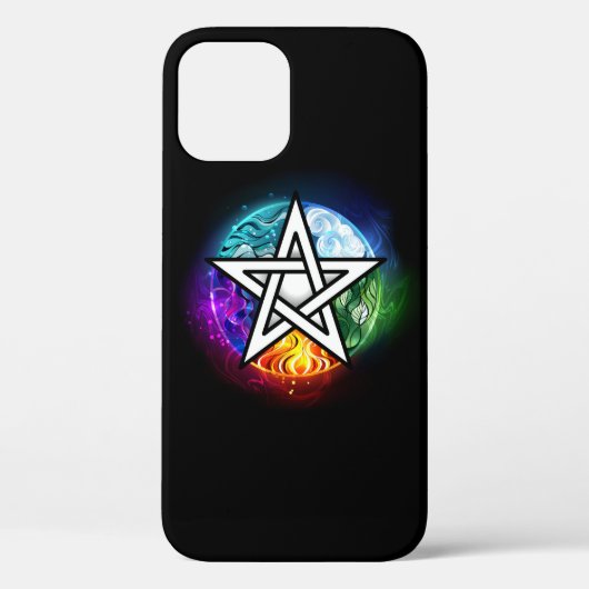 ウィッカ信者ペンタグラム Case-Mate iPhoneケース (裏面)