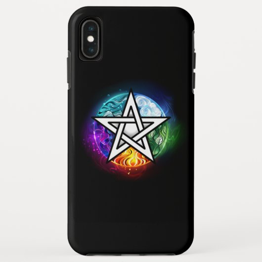 ウィッカ信者ペンタグラム Case-Mate iPhoneケース (裏面)