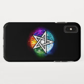 ウィッカ信者ペンタグラム Case-Mate iPhoneケース (裏面(横))