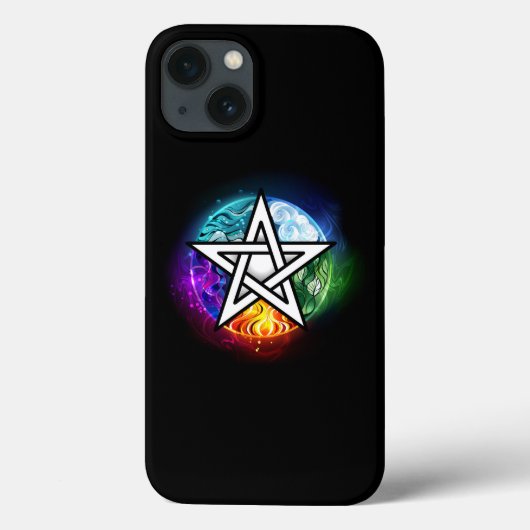 ウィッカ信者ペンタグラム Case-Mate iPhoneケース (裏面)