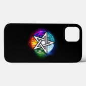 ウィッカ信者ペンタグラム Case-Mate iPhoneケース (裏面 (横))