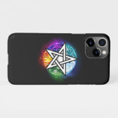 ウィッカ信者ペンタグラム iPhoneケース (裏面横)