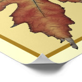 ウィッカ信者ホイール星形五角形プリント ポスター (角)