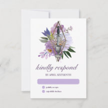 ウィッカ信者ユニオンハンドスティングパープルエレガントフローラ