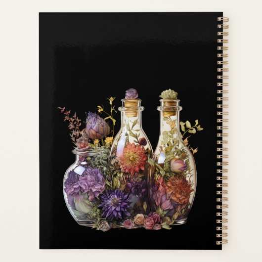 ウィッカ信者ラベンダーピレネー星形五角形プランナー プランナー手帳 (裏面)