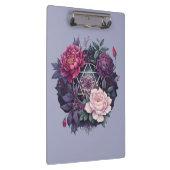 ウィッカ信者ラベンダーピレネー星形五角形ポケットフォルダー クリップボード (右)