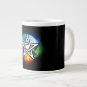 ウィッカ信者五星 ジャンボコーヒーマグカップ (正面右)