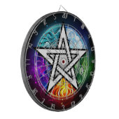 ウィッカ信者五星 ダーツボード (正面左)