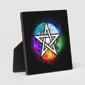 ウィッカ信者五星 フォトプラーク (正面)