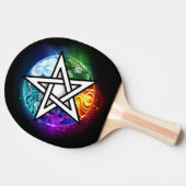 ウィッカ信者五星 卓球ラケット (横)
