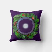 ウィッカ信者冬輪 クッション (裏面)