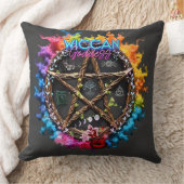 ウィッカ信者女神Tシャツ クッション (ブランケット)