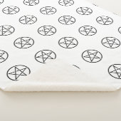 ウィッカ信者星形五角形（ペンタグラム） シェルパブランケット (3/4)