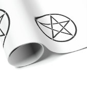 ウィッカ信者星形五角形（ペンタグラム） ラッピングペーパー (ロールコーナー)