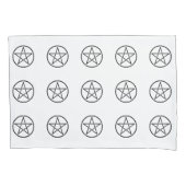 ウィッカ信者星形五角形（ペンタグラム） 枕カバー (正面左)