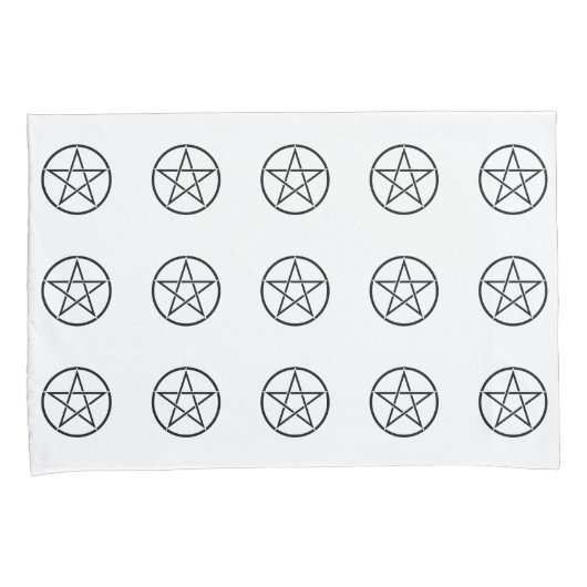 ウィッカ信者星形五角形（ペンタグラム） 枕カバー (正面右)