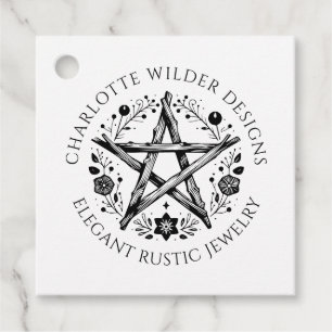 ウィッカ信者異教のジュエリー フェイバータグ