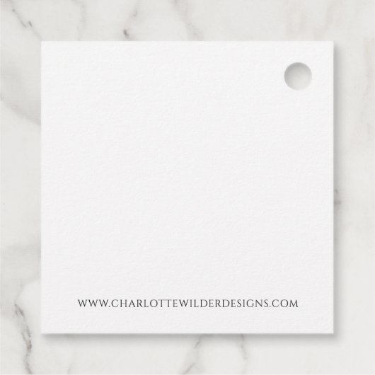 ウィッカ信者異教のジュエリー フェイバータグ (裏面)