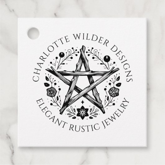 ウィッカ信者異教のジュエリー フェイバータグ (正面)