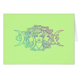 ウィッカ信者異教のトリプルムーン女神