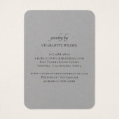 ウィッカ信者異教の星形五角形ジュエリーイヤリンググレー (裏面)