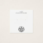 ウィッカ信者異教の星形五角形ジュエリーイヤリング (正面)