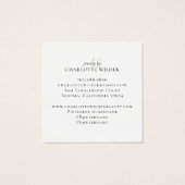 ウィッカ信者異教の星形五角形ジュエリーイヤリング (裏面)