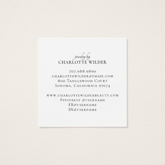 ウィッカ信者異教の星形五角形ジュエリーイヤリング (裏面)