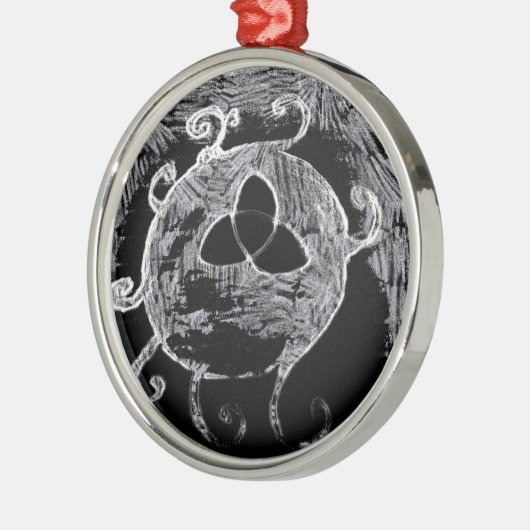 ウィッカ信者記号 メタルオーナメント (左)