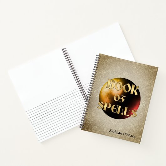 ウィッカ信者魔法ジャーナル ノートブック (内部)