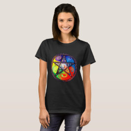 ウィッカ信者5要素 Tシャツ