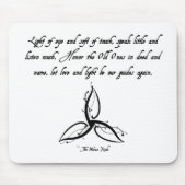 ウィッカ信者 マウスパッド (正面)