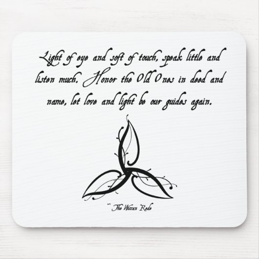 ウィッカ信者 マウスパッド (正面)