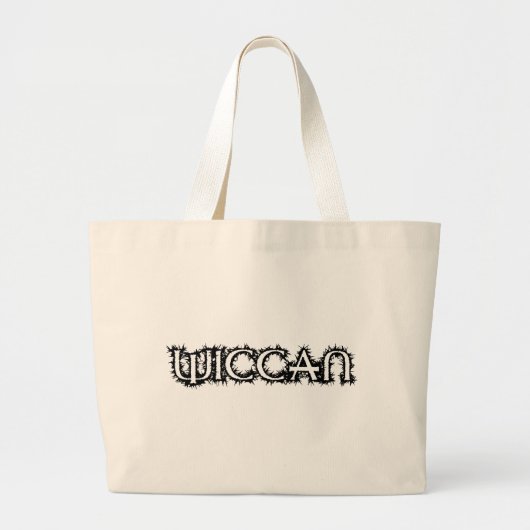 ウィッカ信者 ラージトートバッグ (正面)