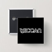 ウィッカ信者 缶バッジ (正面&裏面)