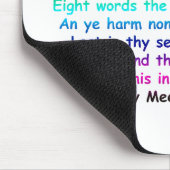 ウィッカ信者Rede マウスパッド (コーナー)