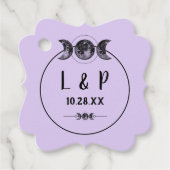 ウィッカ結婚式の引き出物ラベルハンドフェストウィッカ信者 異教の フェイバータグ (正面)