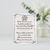 ウィッカ リード ポストカード (スタンド正面)