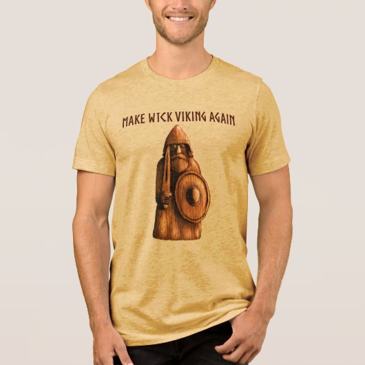 ウィックを再びヴァイキングに トライブレンドTシャツ (正面)
