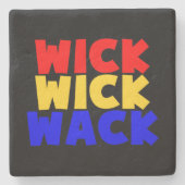 ウィックウィックワック ストーンコースター (正面)