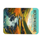 ウィックローマウンテンズナショナルパークアイルランドリバーアート マグネット (横)