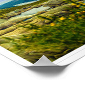 ウィックローマウンテンズナショナルパーク – ウィックローアイルランド ポスター (角)