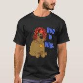 ウィッグの犬 Tシャツ (正面)