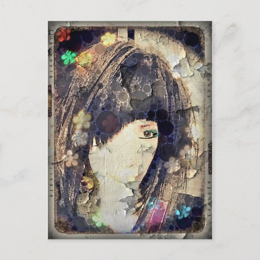 ウィッグフローラはがき ポストカード (正面)