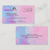 ウィッグ店の名刺 名刺 (正面/裏面)