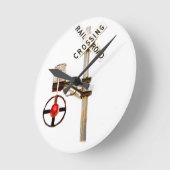 ウィッグWAG信号 ラウンド壁時計 (傾斜)