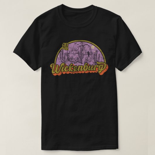 ウィッケンバーグ, アリゾナ州 Tシャツ (デザイン正面)