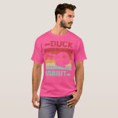 ウィッゲンスティインラビットアヒル幻想数学ギークPhysi Tシャツ (正面フル)